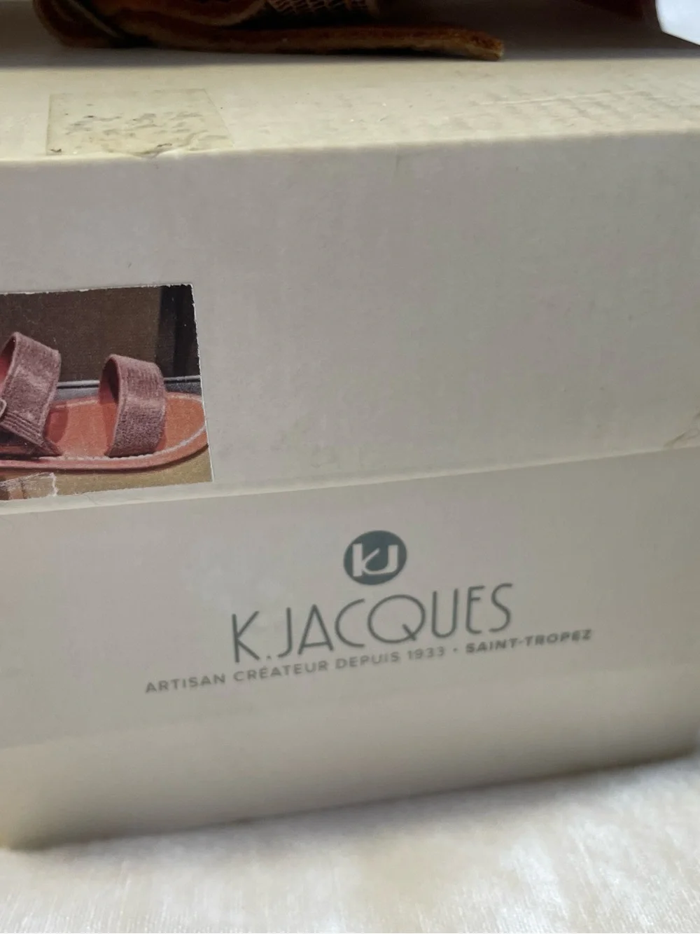 K.Jacques Saint-Tropez Disco Bronze Sandals EU 41